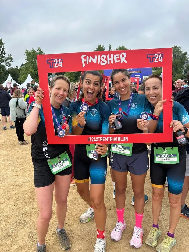 Les triathlètes femmes du club