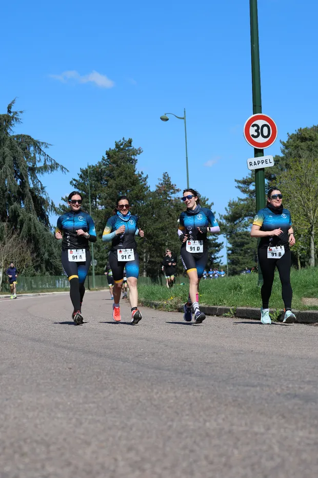 La section féminine en course à pied