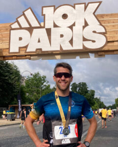 triathlète de charenton triathlon au 10k de paris course à pied