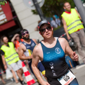 triathlète de charenton triathlon en train de courir